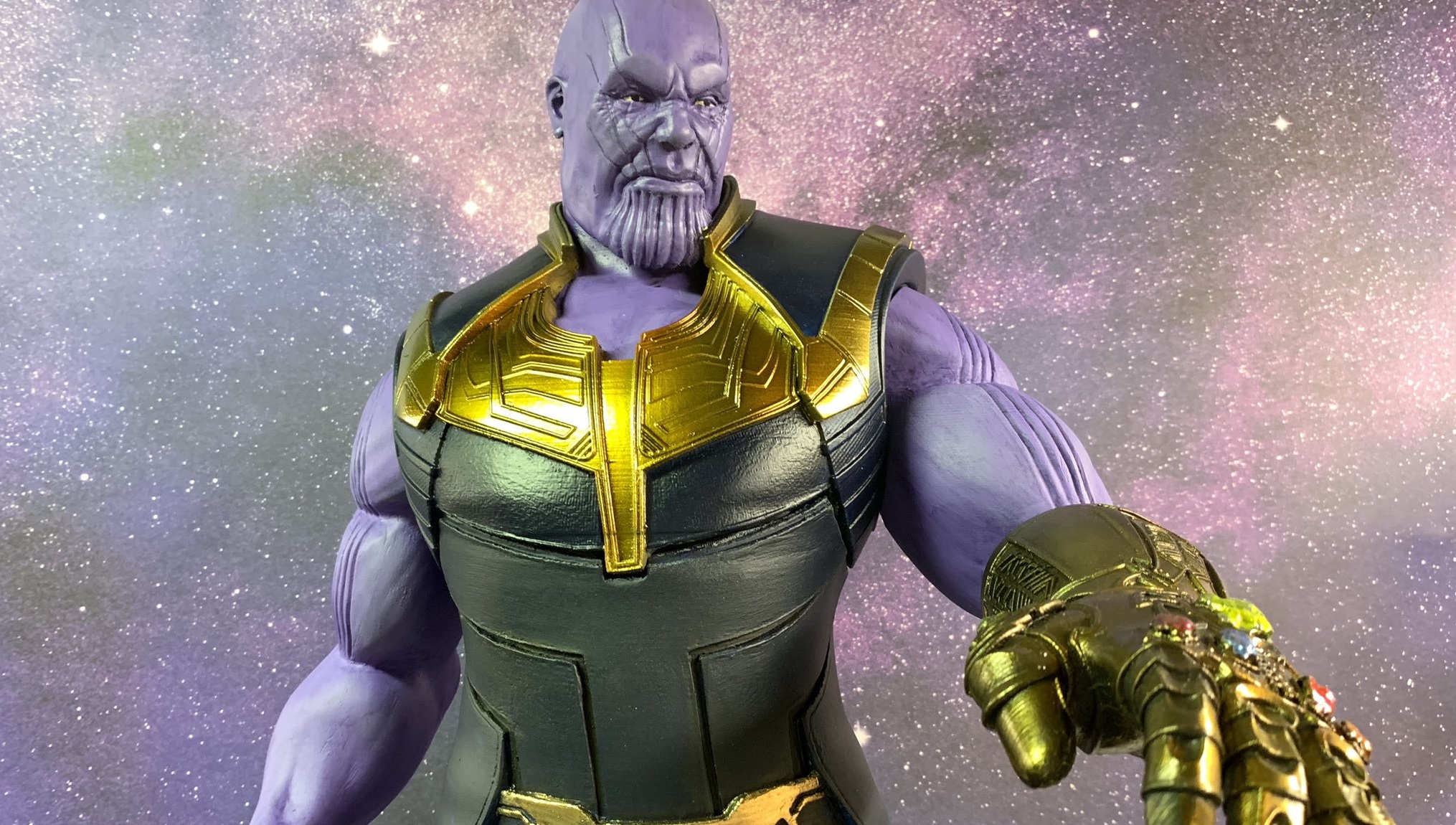 Thanos 3D Figure-Painted.