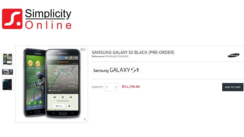 Samsung Galaxy S5 Simplicity
