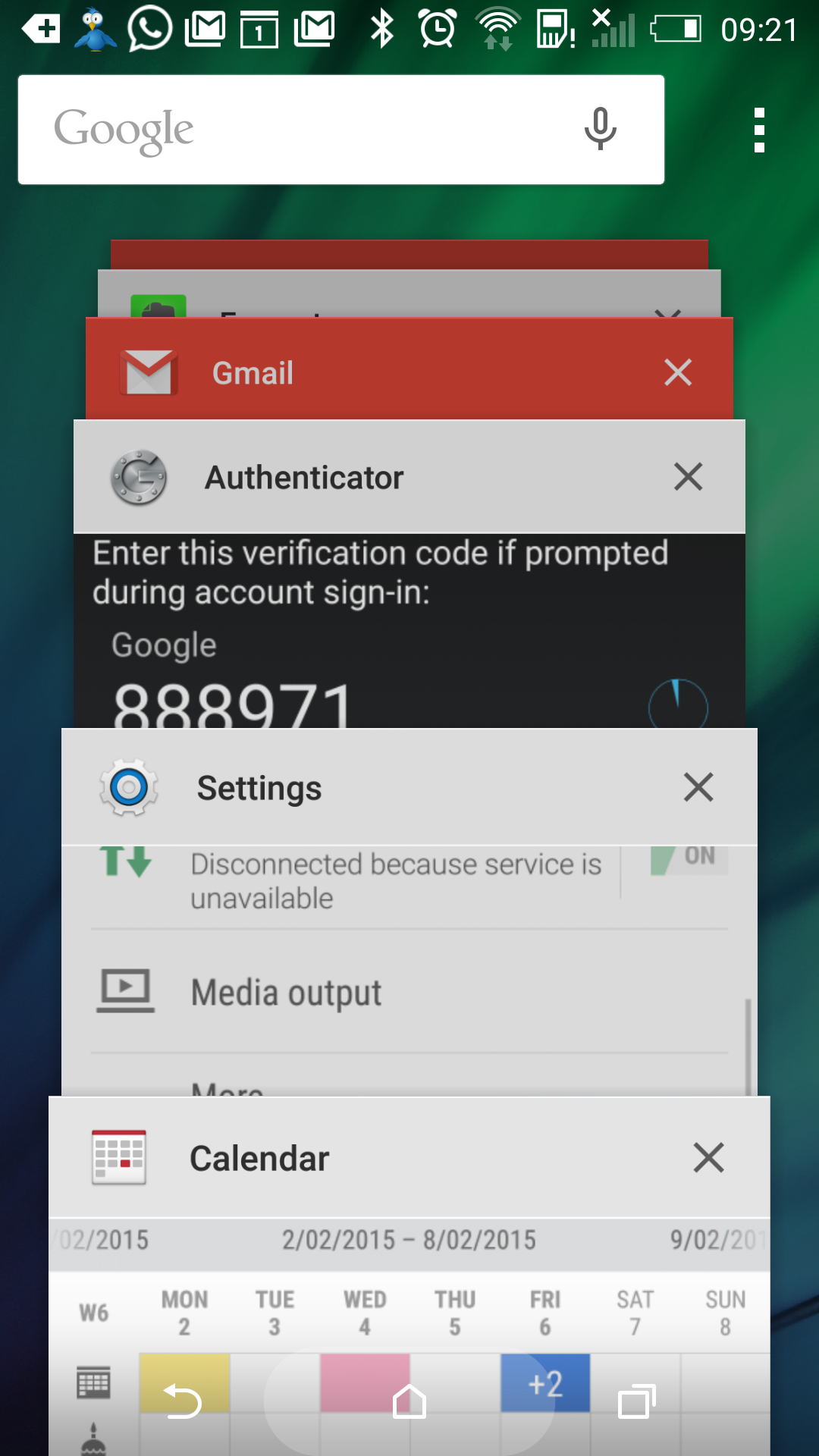 Multitasking on the One (M8) with Lollipop.