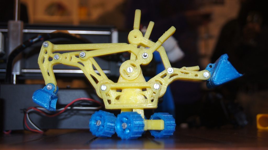 A 3D printing demo at JoziHub