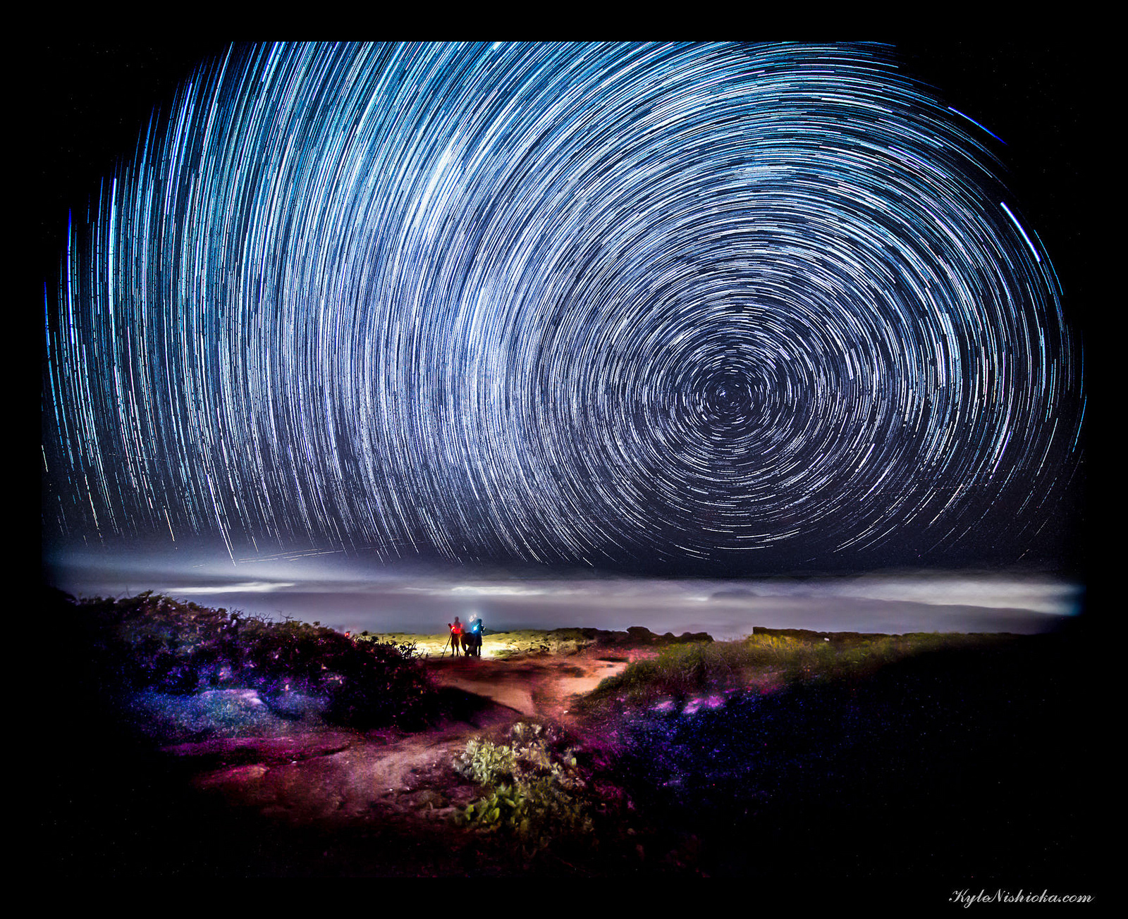Star trails in Hawaii - CC Kyle Nishloka.