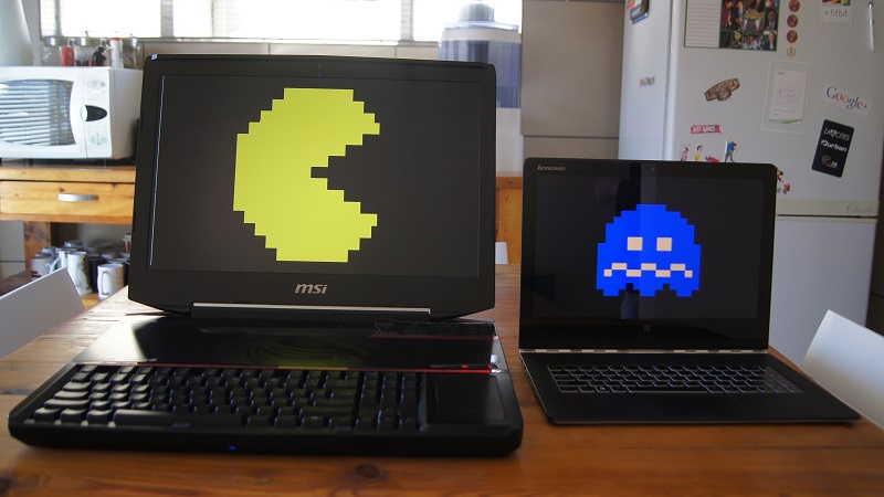 Big little laptops. The Yoga 3 (right) for comparison.