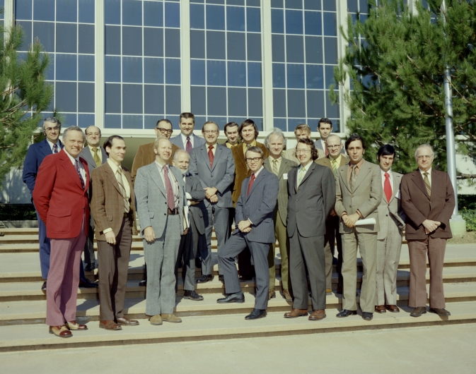 Solar flares: the 1972 steering committee which began the Voyager program at NASA.