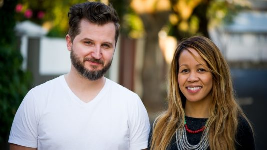 SweepSouth Founders Alen Ribic (left) and Aisha Pandor (right)