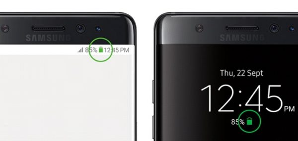 The battery icon will serve as a sign of safety, hopefully.