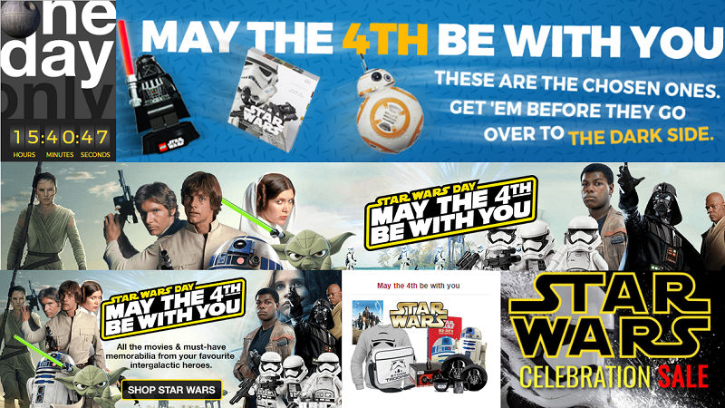 Star Wars Day May the 4th South Africa Sales