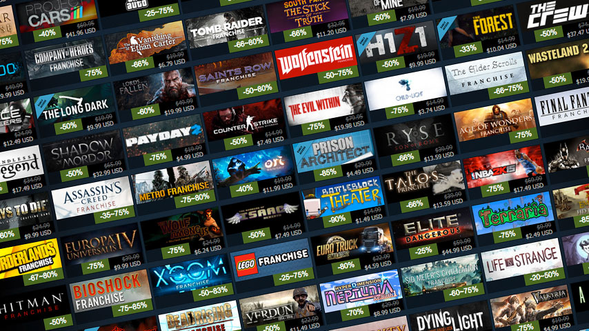 how many games are on steam 2017