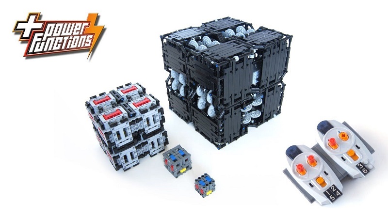 LEGO Motorised Magic Folding Cube