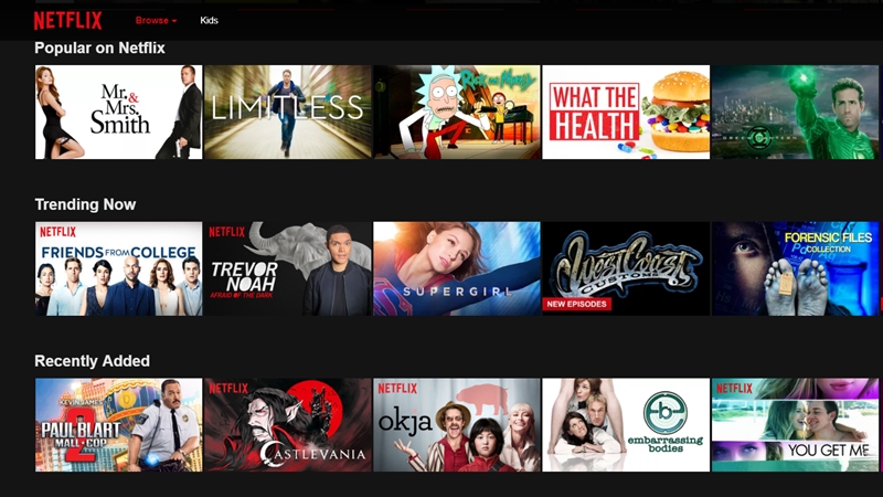 Netflix Selection