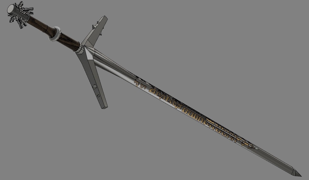 Another Sword From The Witcher 3 Gets The 3d Printed Treatment Hypertext