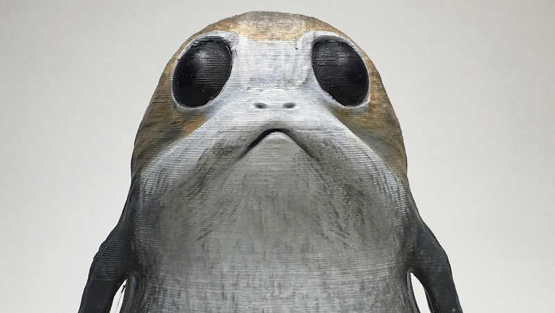 Star Wars The Last Jedi 3D Printed Porg Header