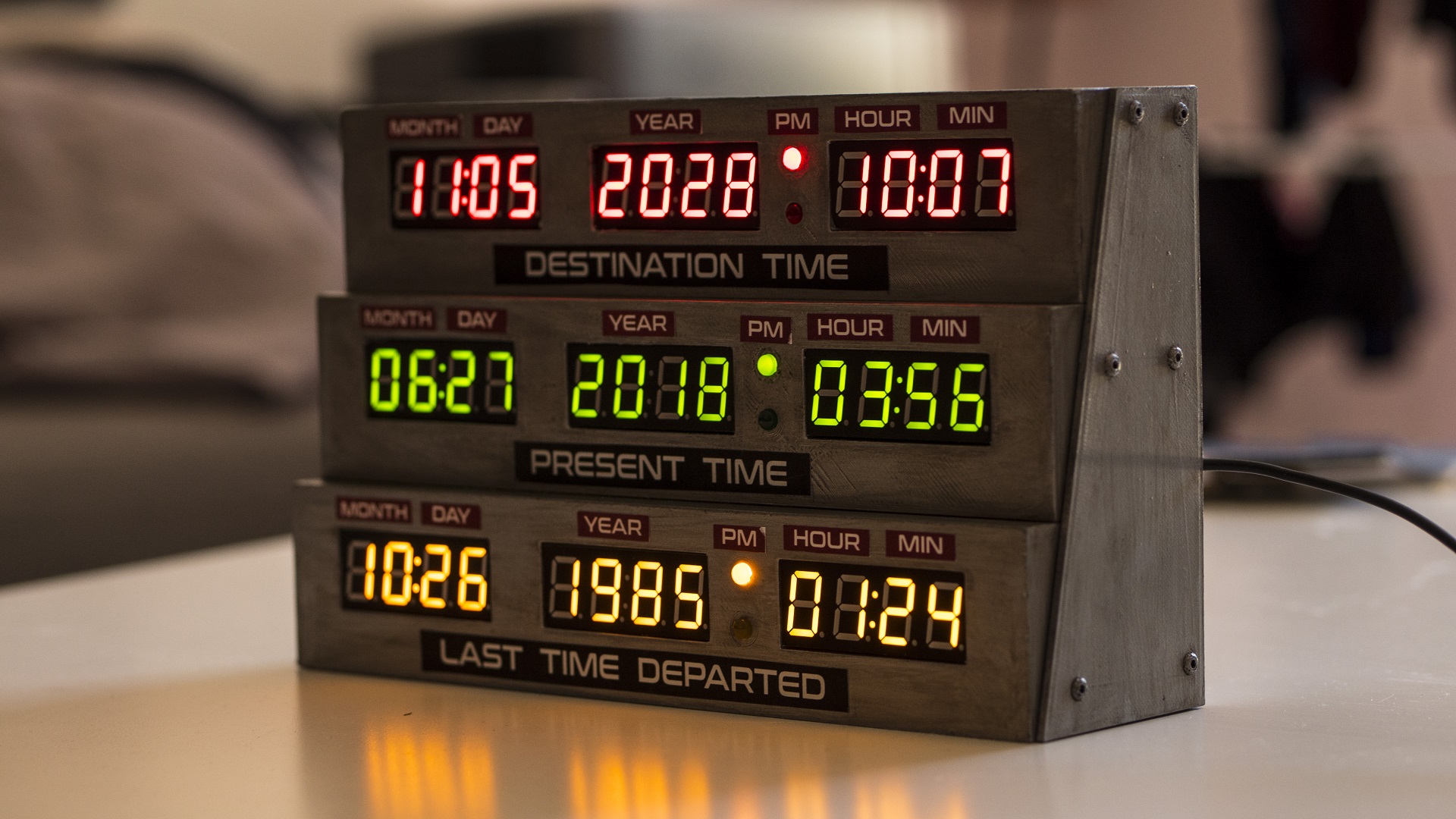 back to the future 3 clock picture