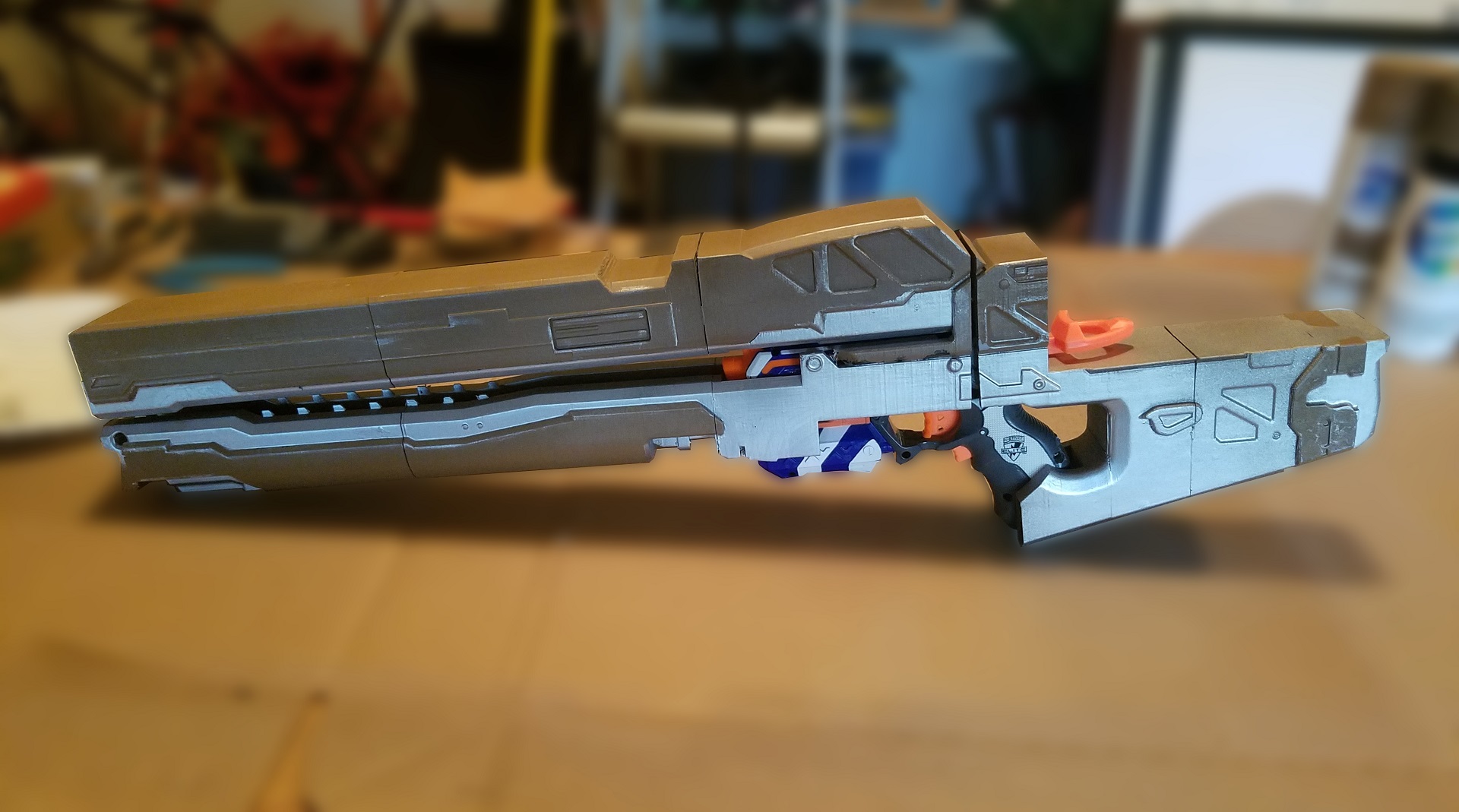 3D Print turns a small Nerf gun into the Halo 5 railgun - htxt.africa. 