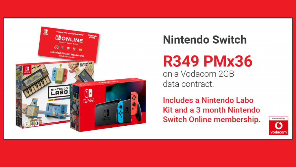 nintendo switch price in rands