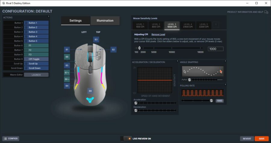 SteelSeries Destiny Edition Rival 5 and QCK Prism XL SteelSeries GG