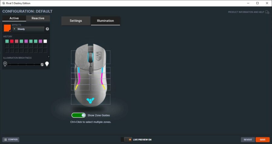 SteelSeries Destiny Edition Rival 5 and QCK Prism XL SteelSeries GG