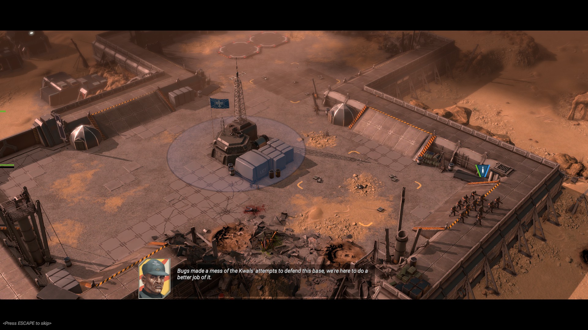 Starship Troopers Terrand Command Screenshot