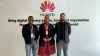 Mpho Modise, Amanda Mbehle and Mohammed Bismilla, Head of the Huawei Bursary Programme